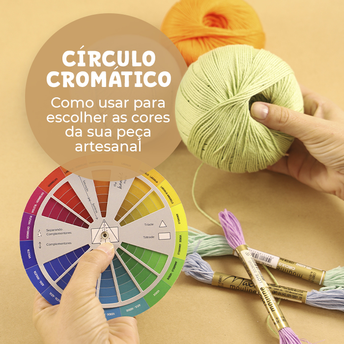Círculo cromático: como usar para escolher as cores da sua peça artesanal
